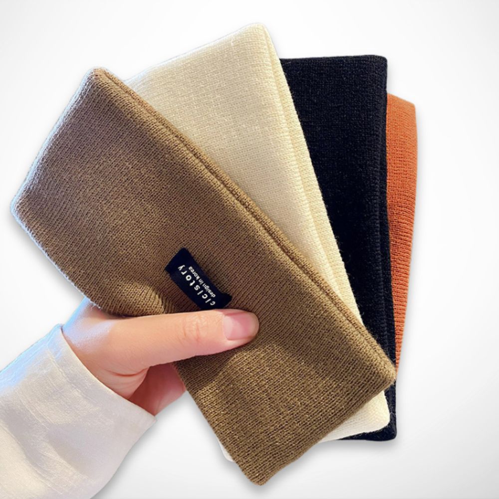 Bandeau Plénitude – bandeau tricoté doux pour les saisons fraîches