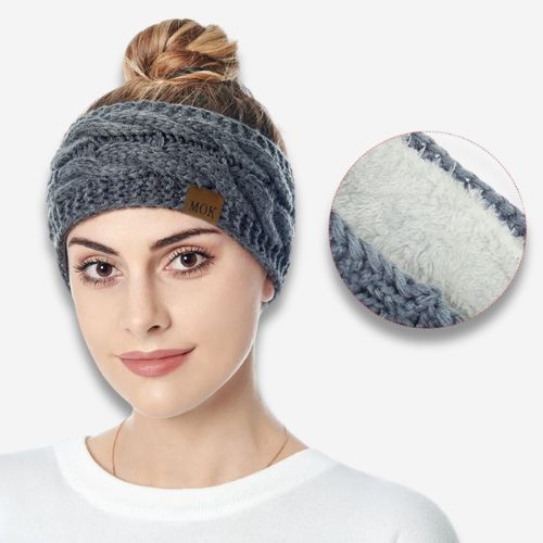 Bandeau Chelsey – bandeau cheveux doublé polaire pour l’hiver