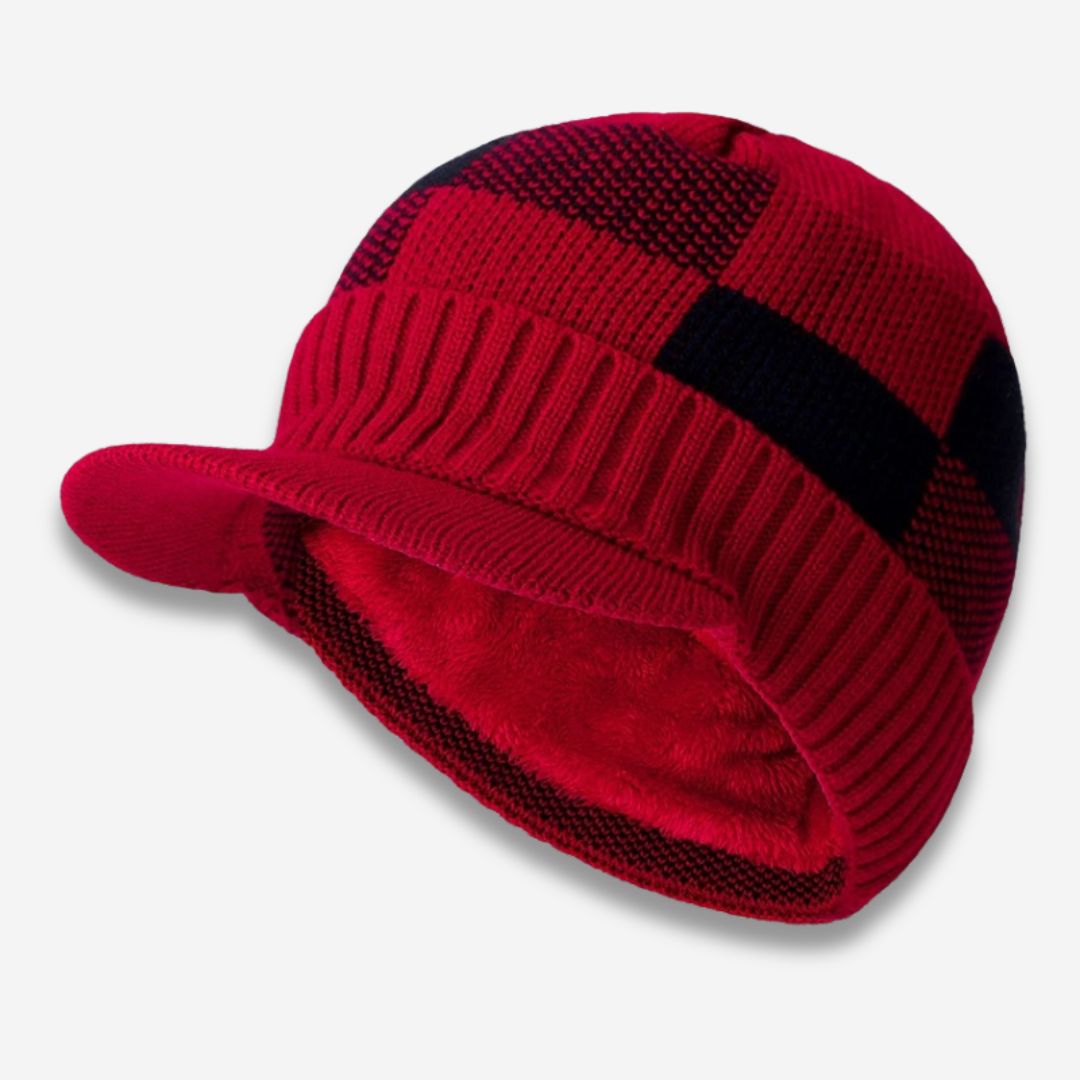 Bonnet Casquette à carreaux