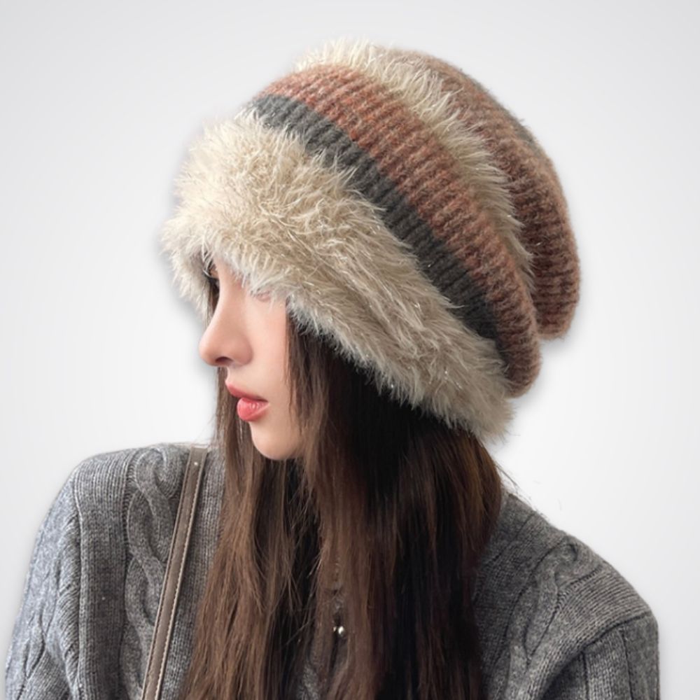 Mori slouchy beanie – Soft and cozy beanie with a fluffy effect