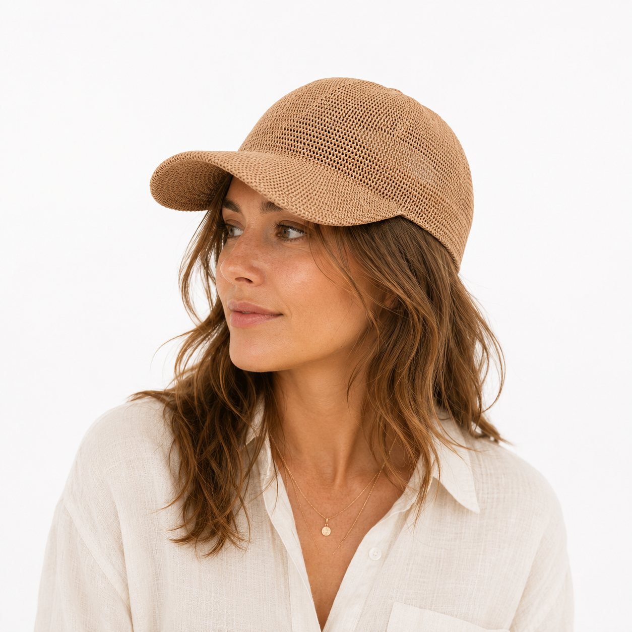 Casquette Siloé – casquette en maille tressée respirante