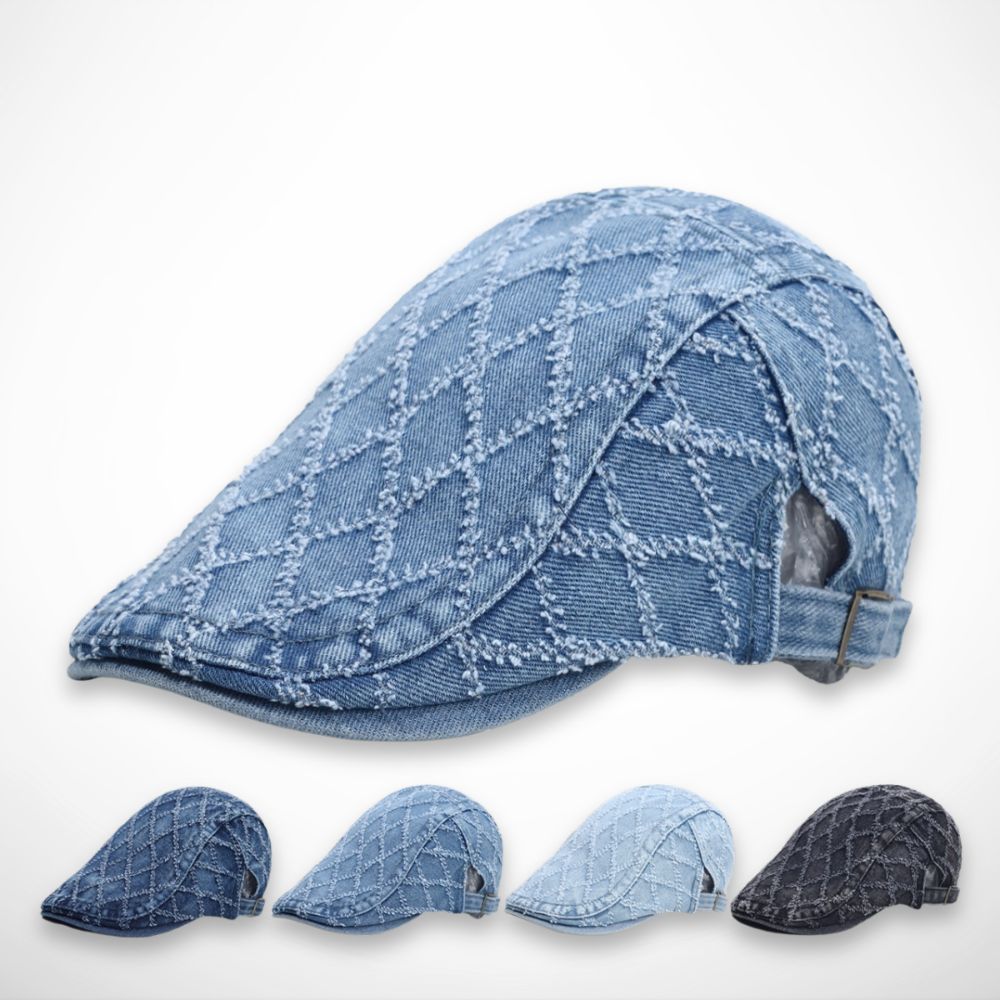Casquette Blake – casquette plate en denim au style urbain