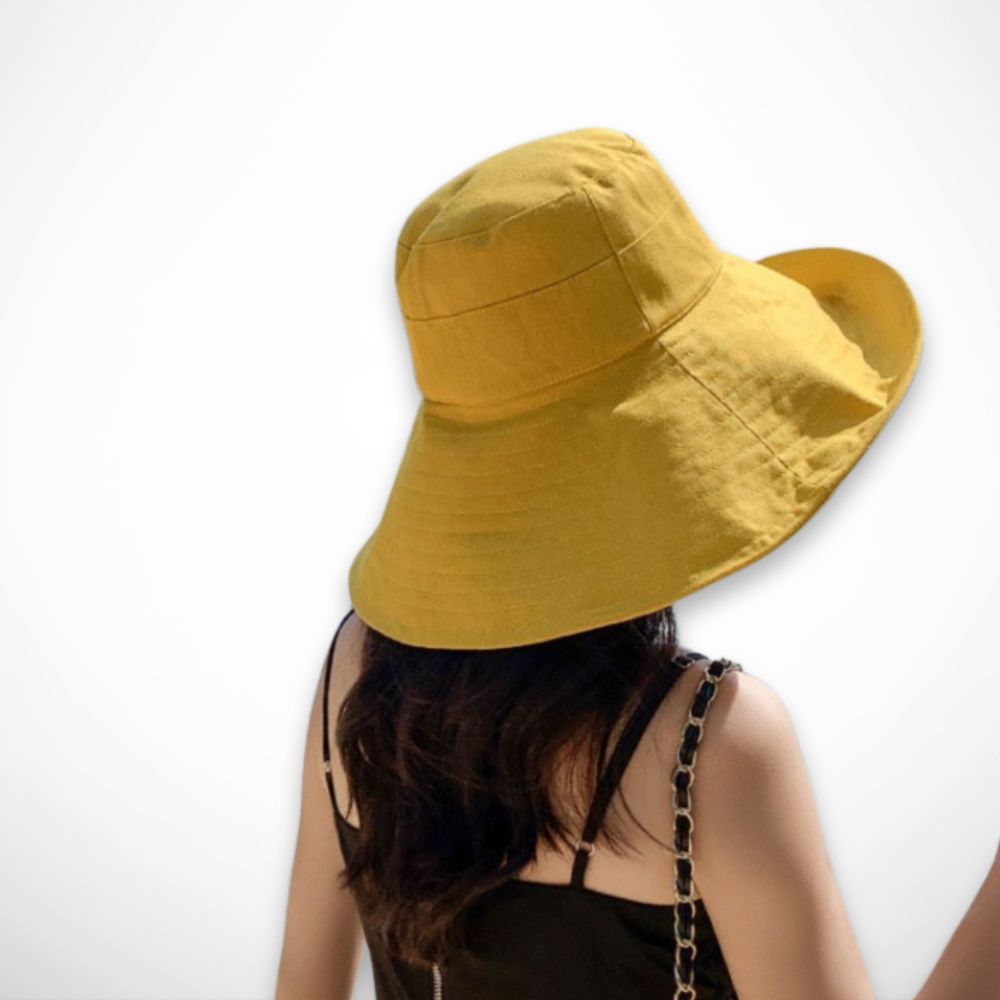 Solena Sun Hat – Wide Brim Cotton and Linen Summer Hat