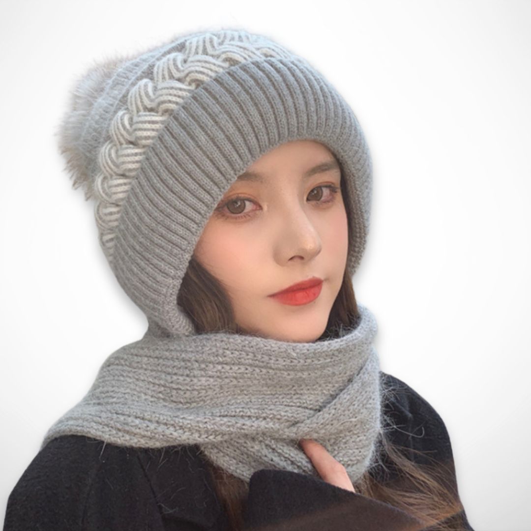 Bonnet écharpe Mathilde