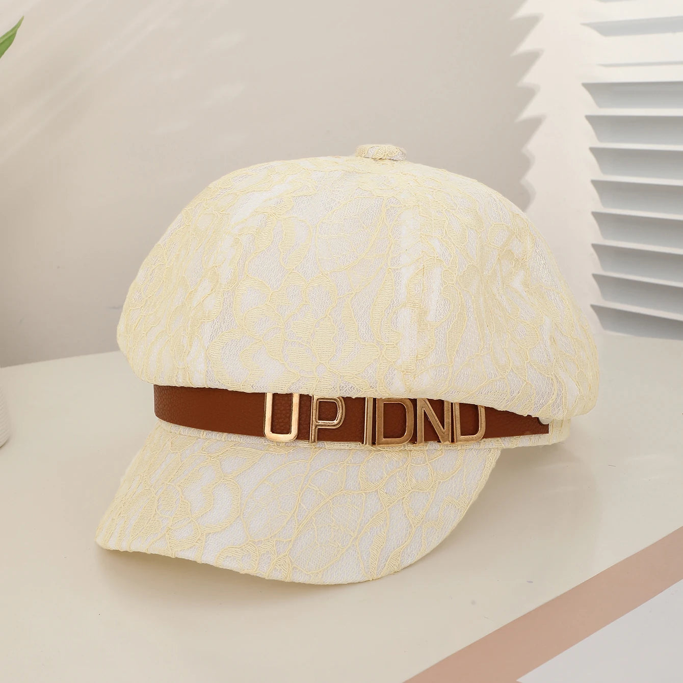 casquette femme citadine crème