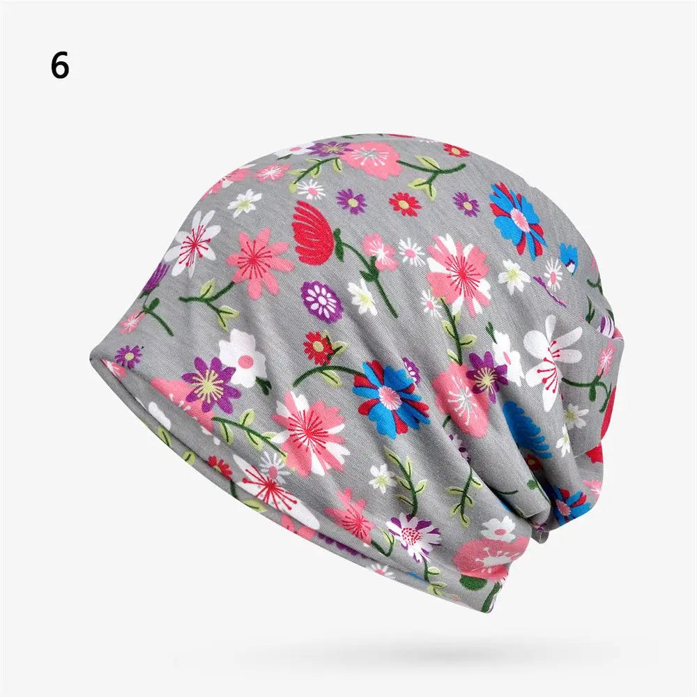 bonnet de chimiothérapie coloré