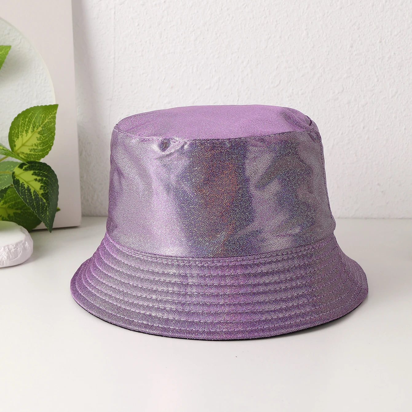 bob mauve métallique