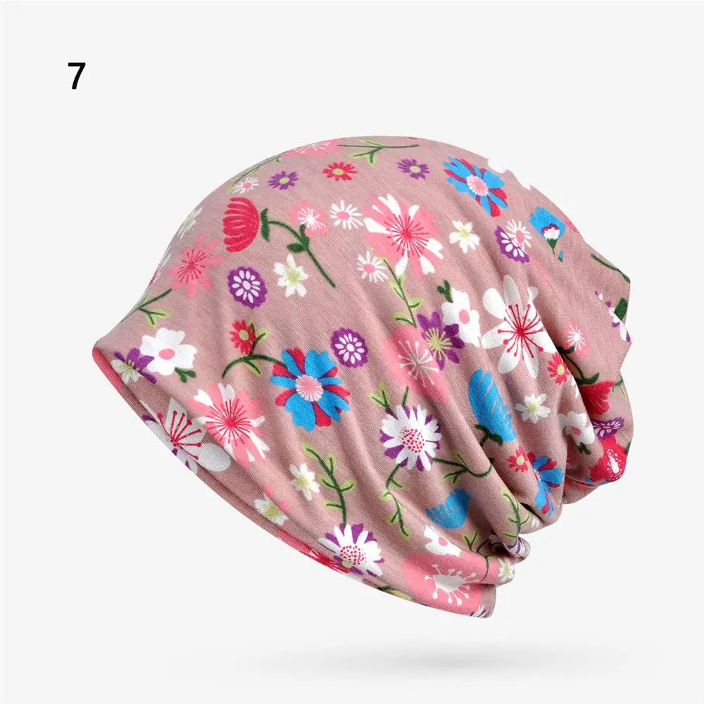 bonnet de chimiothérapie coloré