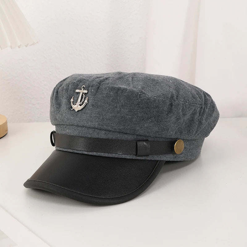 casquette marin gris fête