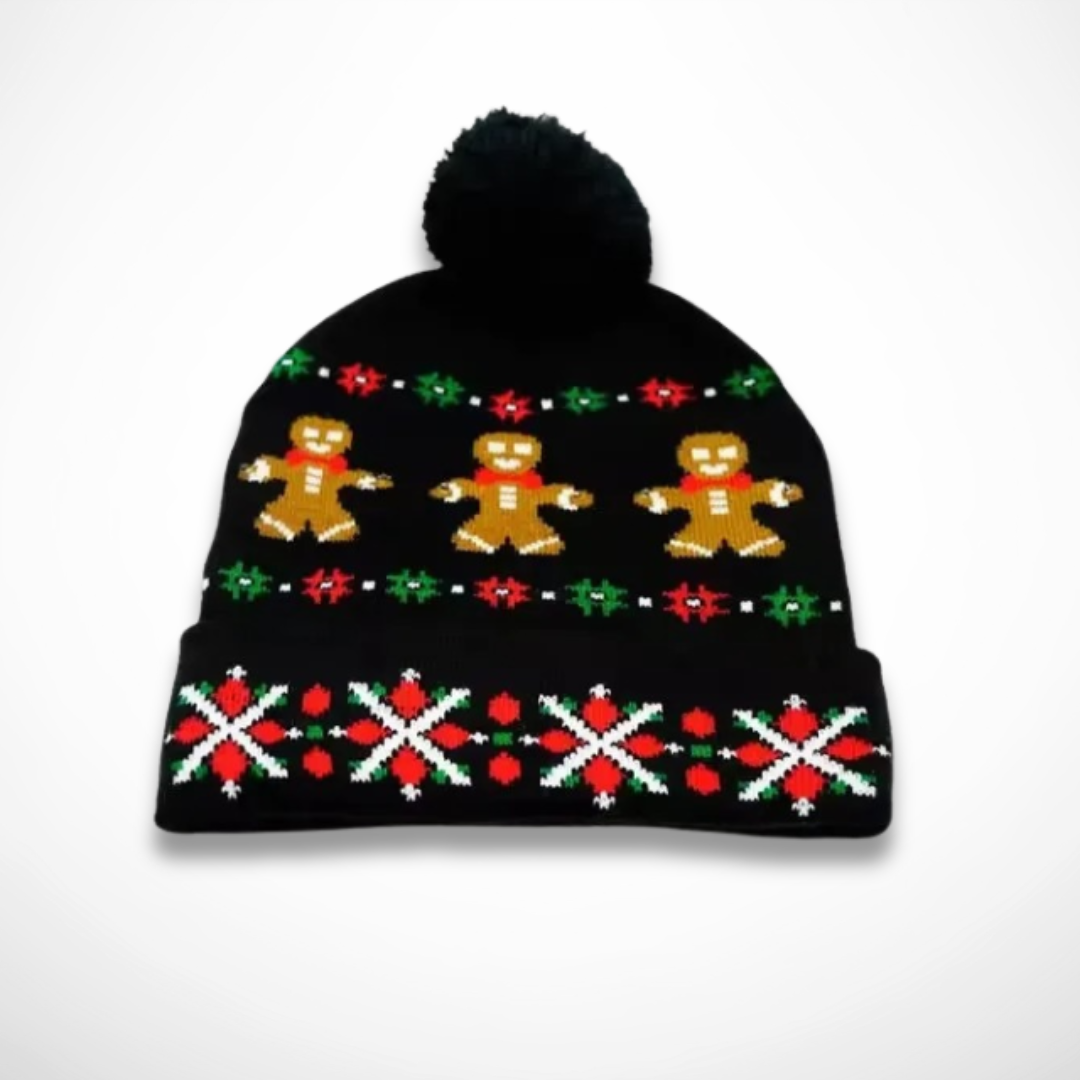Bonnet <br> Bonnet de Noël Lumineux Rouge