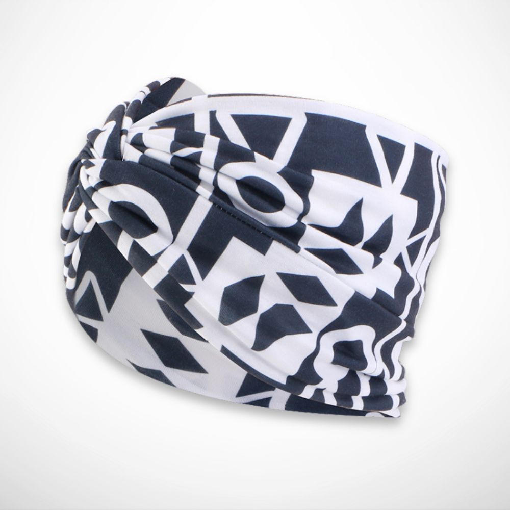 Bandeau Amina – bandeau large imprimé et extensible