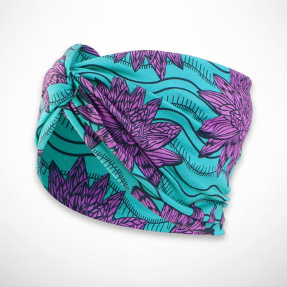 Bandeau Amina – bandeau large imprimé et extensible