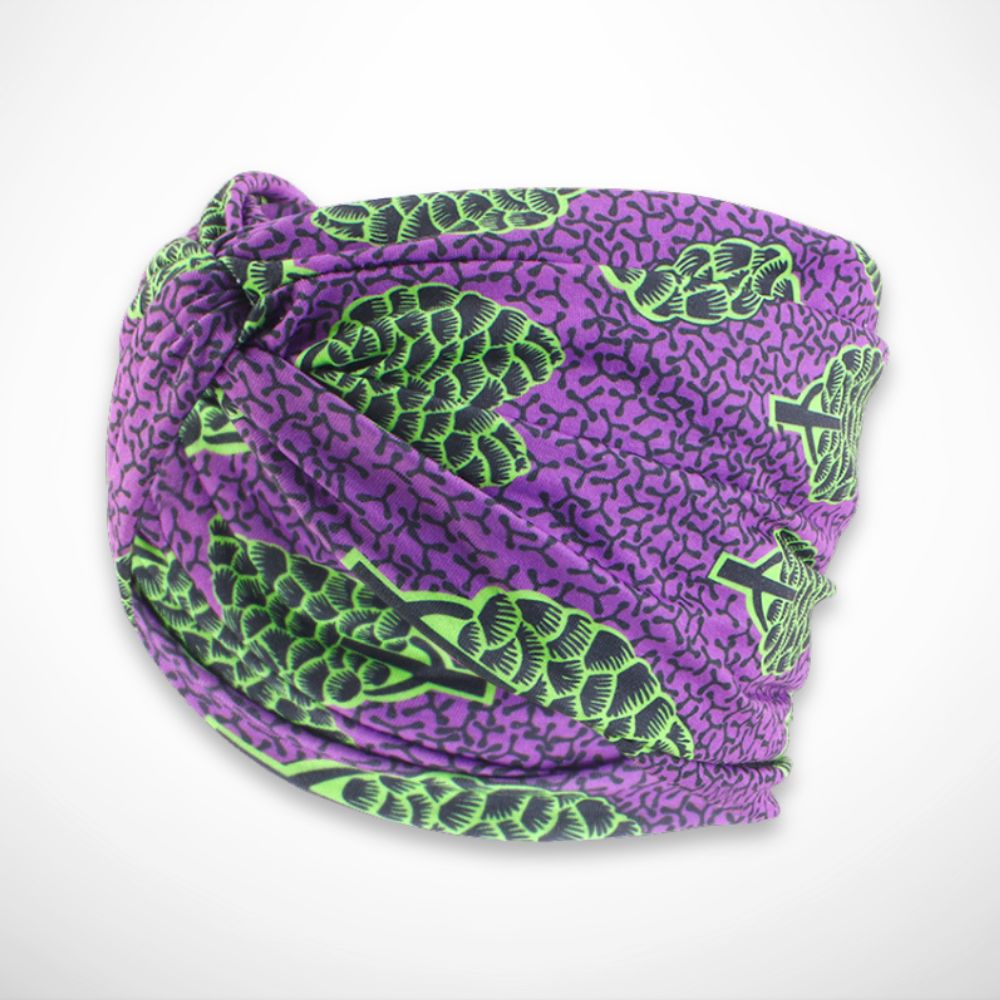 Bandeau Amina – bandeau large imprimé et extensible