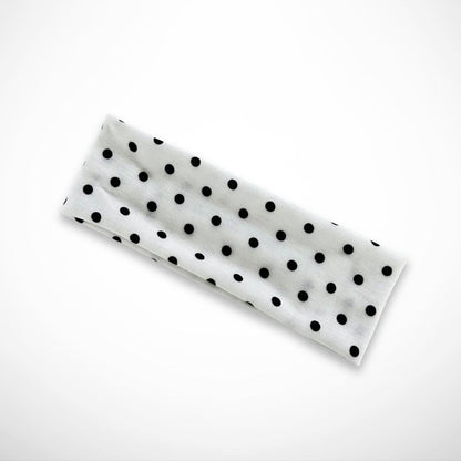 Bandeau Madeleine – bandeau à pois en polyester extensible