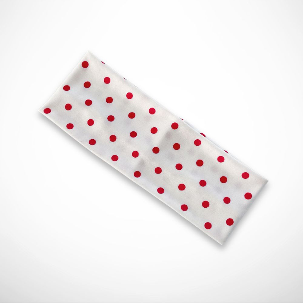 Bandeau Madeleine – bandeau à pois en polyester extensible