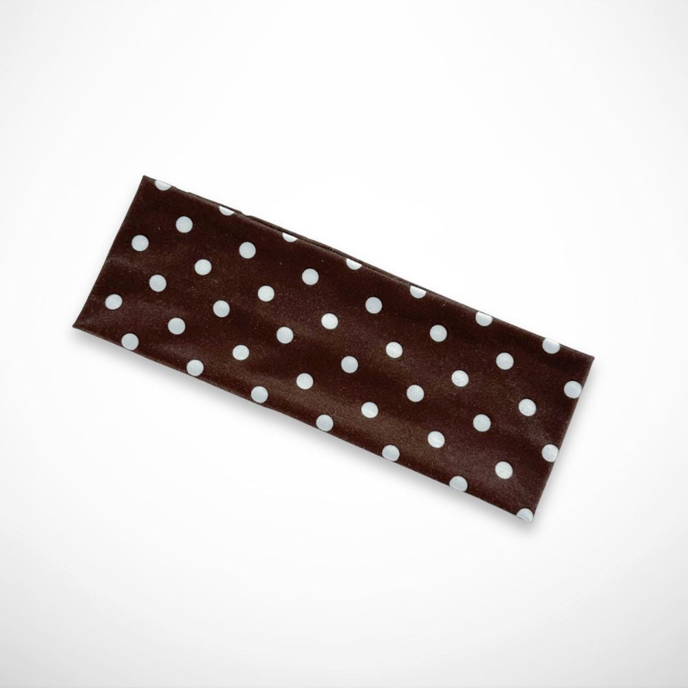 Bandeau Madeleine – bandeau à pois en polyester extensible
