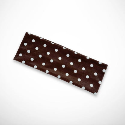 Bandeau Madeleine – bandeau à pois en polyester extensible