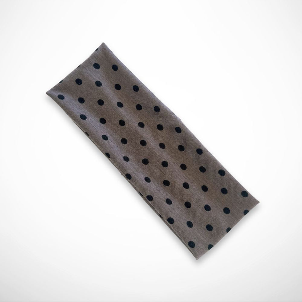 Bandeau Madeleine – bandeau à pois en polyester extensible