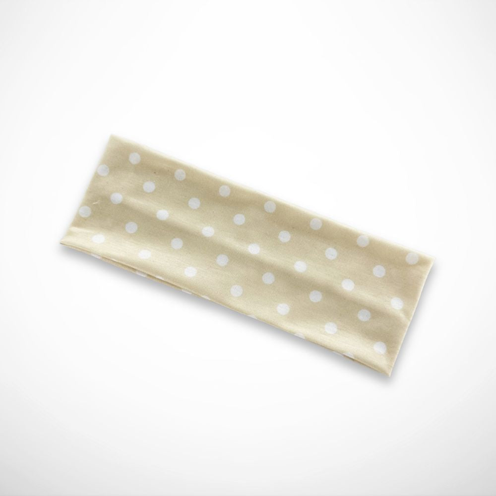 Bandeau Madeleine – bandeau à pois en polyester extensible
