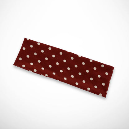 Bandeau Madeleine – bandeau à pois en polyester extensible