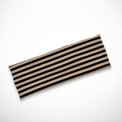Stirnband Sandra – gestreiftes Stirnband aus dehnbarem Stoff
