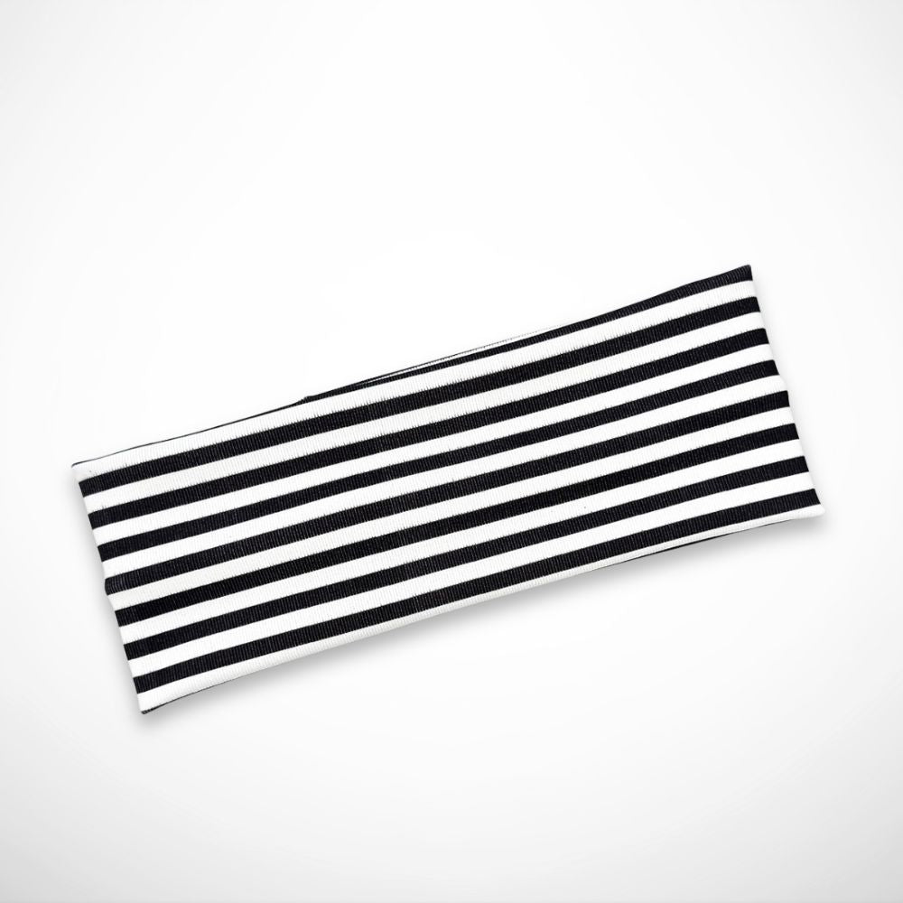 Stirnband Sandra – gestreiftes Stirnband aus dehnbarem Stoff