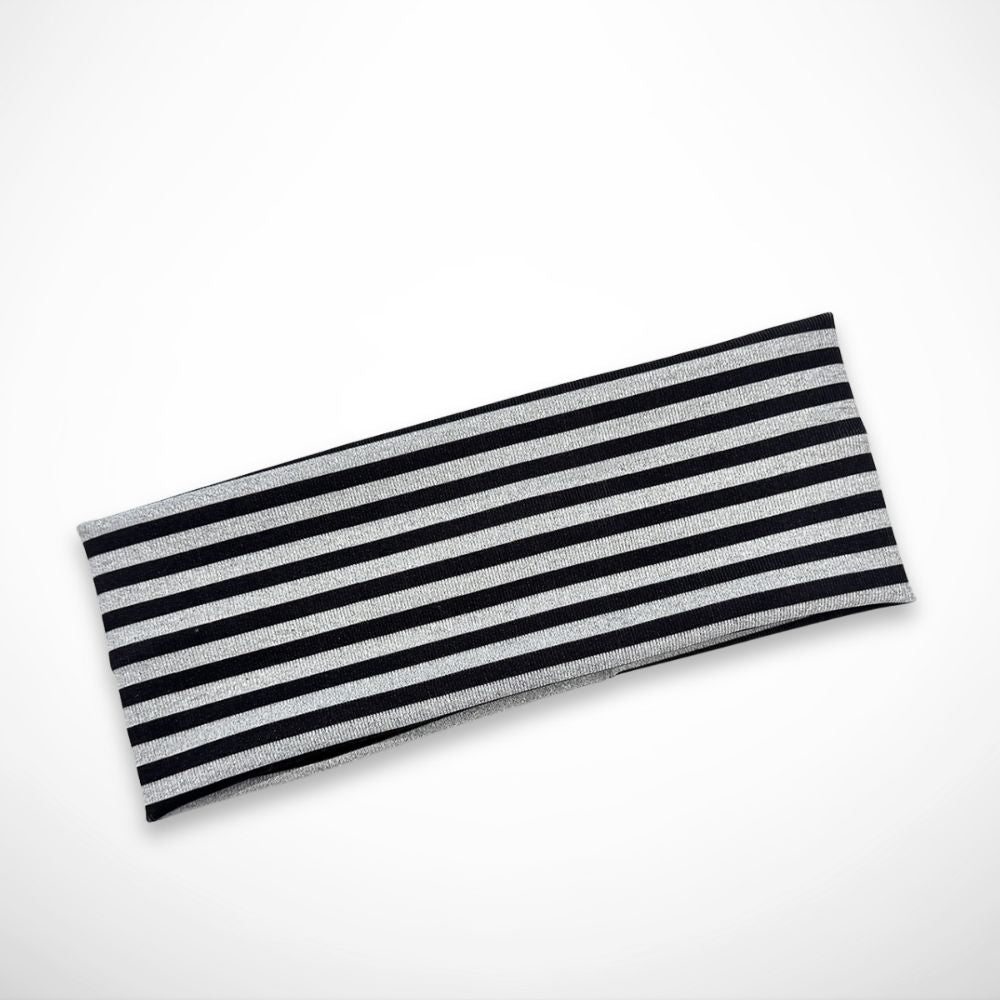 Stirnband Sandra – gestreiftes Stirnband aus dehnbarem Stoff