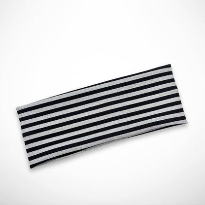 Stirnband Sandra – gestreiftes Stirnband aus dehnbarem Stoff