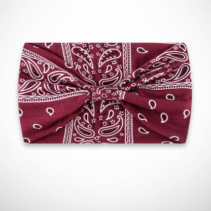 Bandeau Lola – bandeau large imprimé style bandana