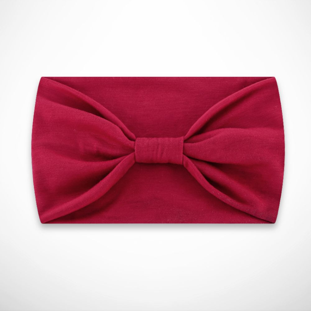 Saskia Stirnband – breites Stirnband mit Stoffdruck