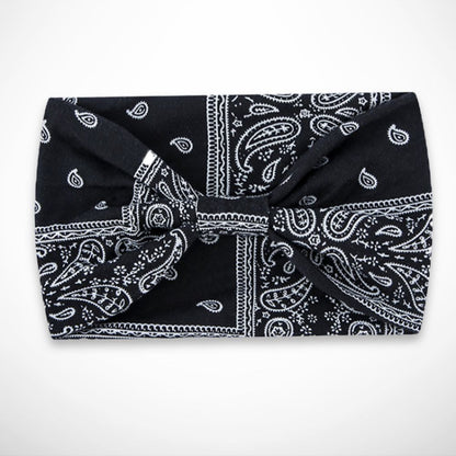 Bandeau Lola – bandeau large imprimé style bandana