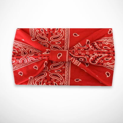 Bandeau Lola – bandeau large imprimé style bandana