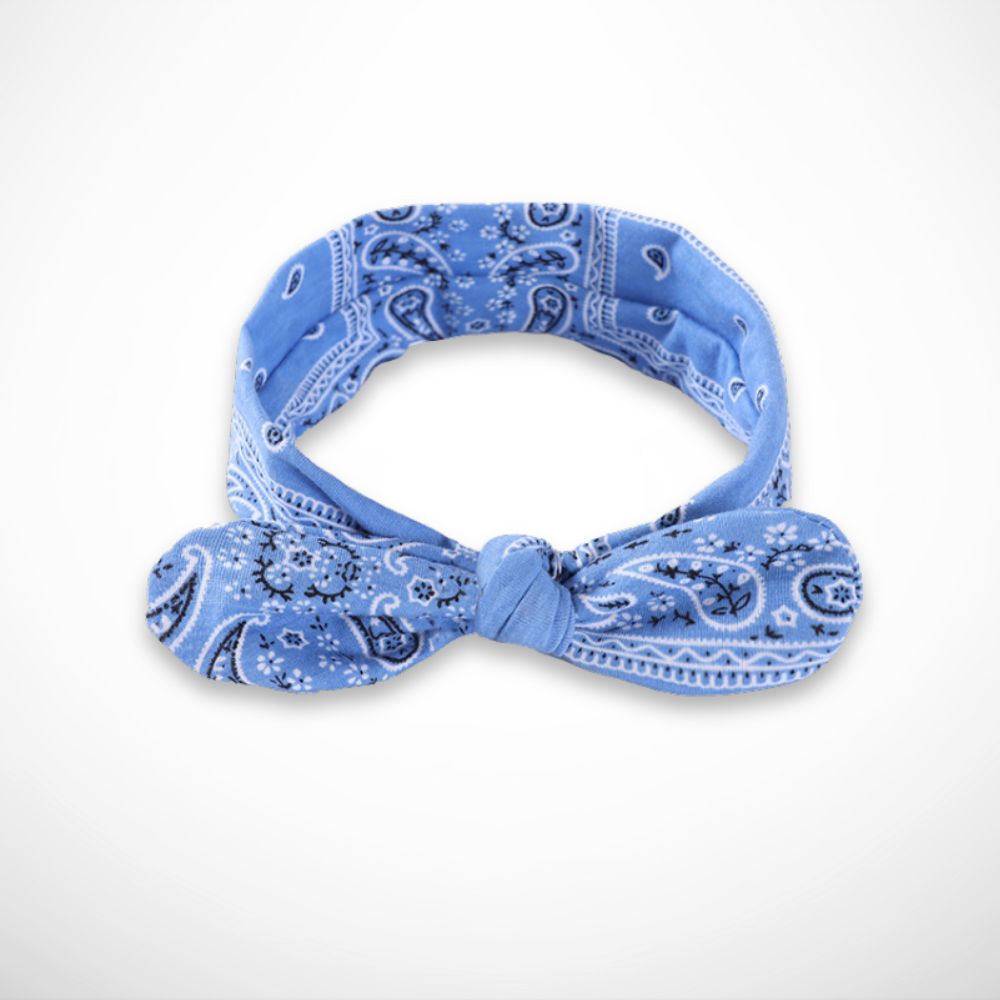 Bandeau Savana – bandeau cheveux effet foulard à motif paisley
