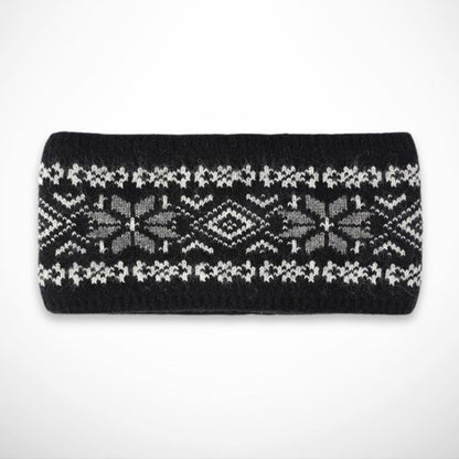 Sanna Headband – wide knitted headband for winter and mid-season