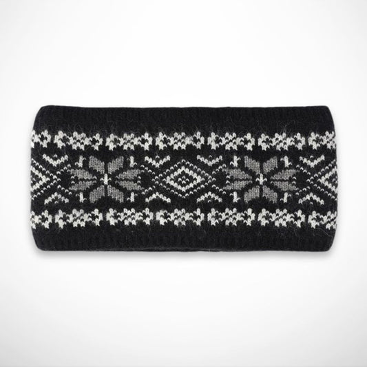 Sanna Headband – wide knitted headband for winter and mid-season