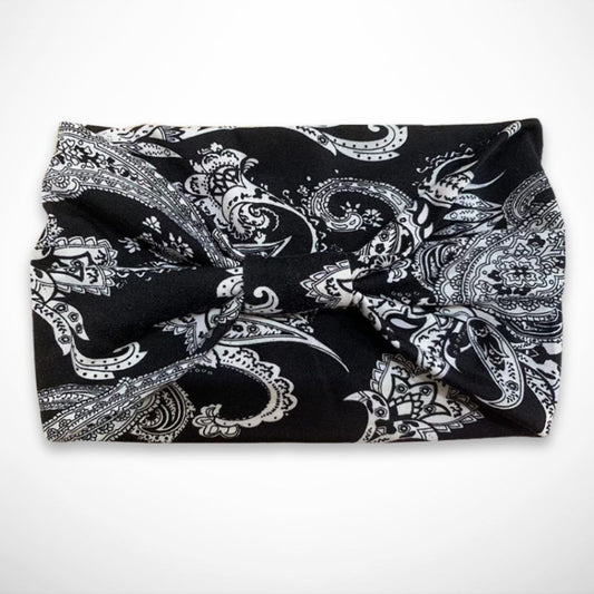Bandeau Adèle – bandeau large aux imprimés fleuris