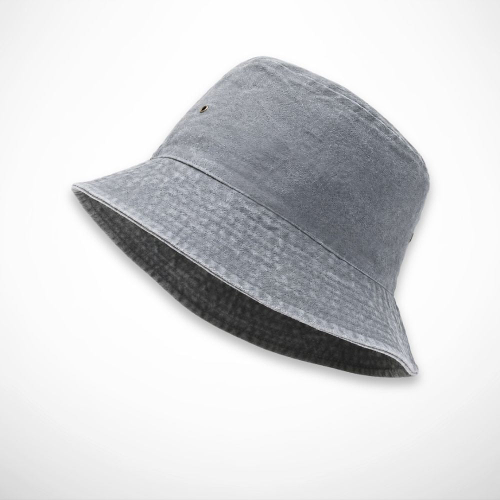 Bob Tom – Fischerhut in Denim-Optik mit lässigem Stil