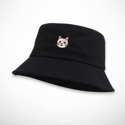 Bob Yumi – bob pastel brodé d'un petit chat