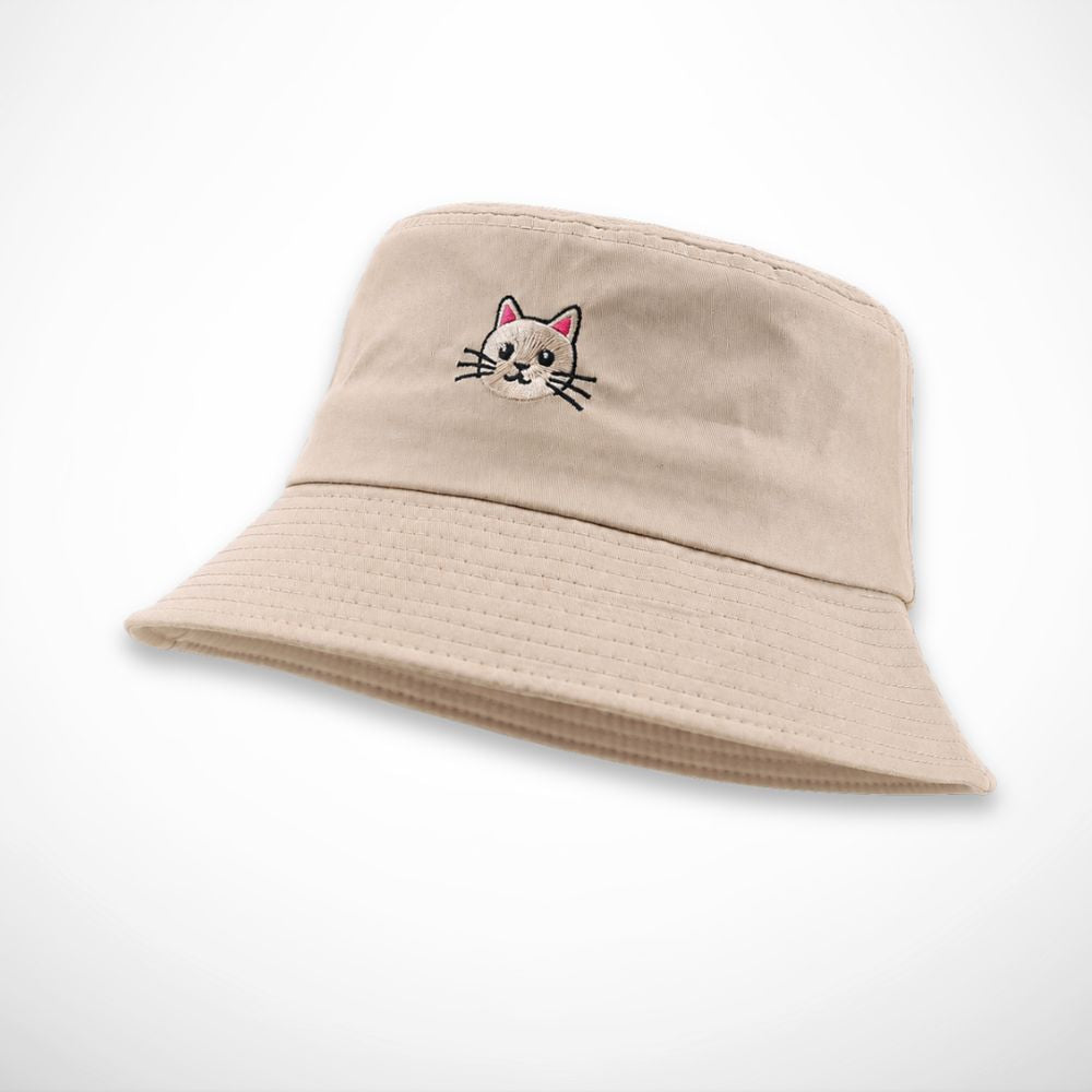 Bob Yumi – bob pastel brodé d'un petit chat