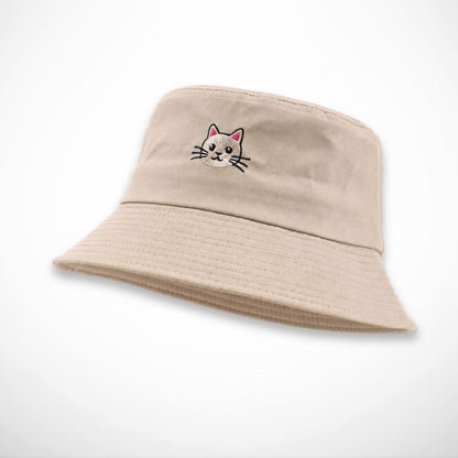 Bob Yumi – bob pastel brodé d'un petit chat