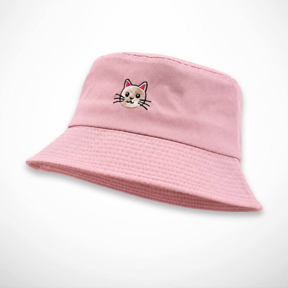 Bob Yumi – bob pastel brodé d'un petit chat