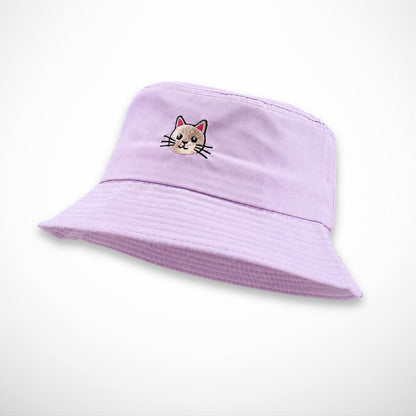 Bob Yumi – bob pastel brodé d'un petit chat