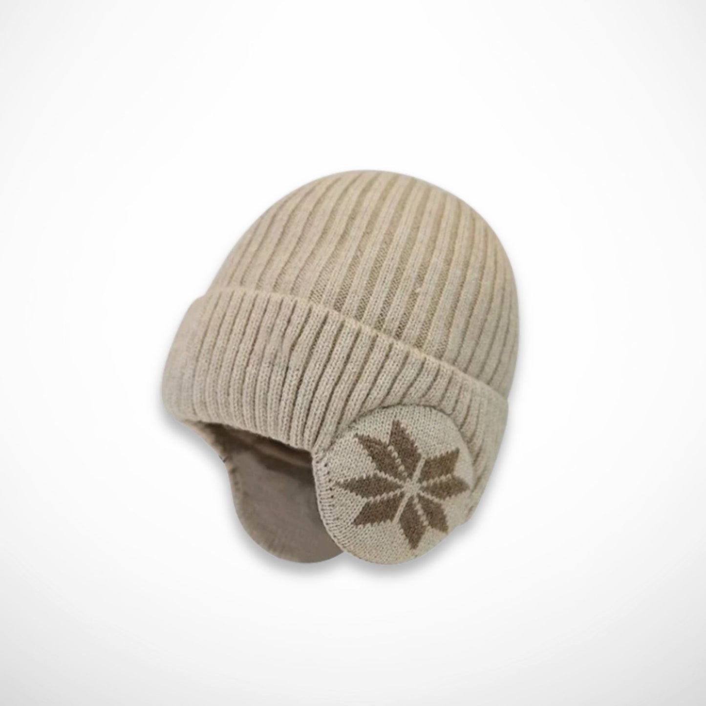 Arvid Beanie – gefütterte Strickmütze für den Winter