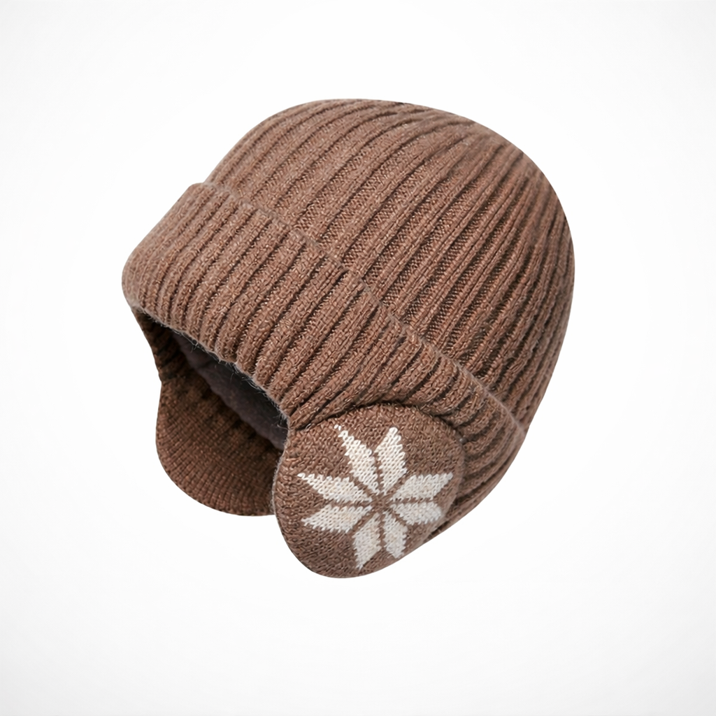 Arvid Beanie – gefütterte Strickmütze für den Winter