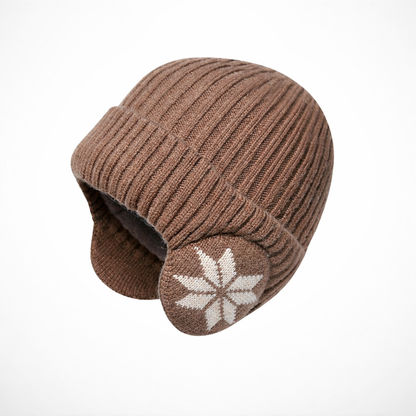 Arvid Beanie – gefütterte Strickmütze für den Winter