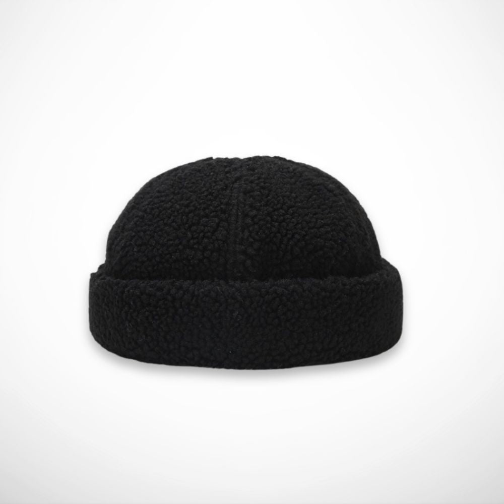 Bonnet docker Ivo – Bonnet en laine bouclée