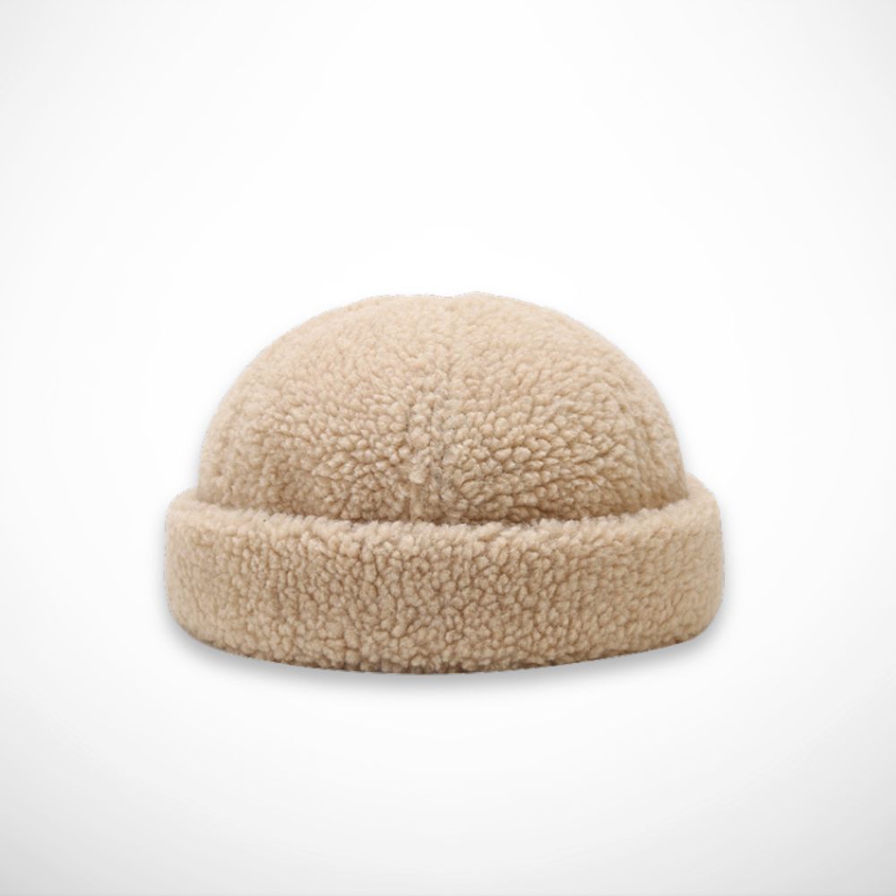 Bonnet docker Ivo – Bonnet en laine bouclée