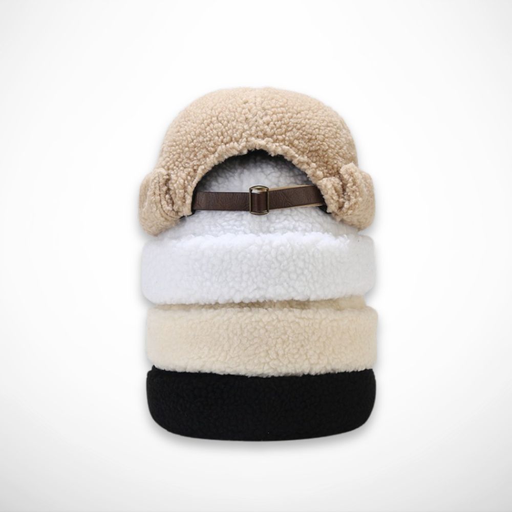 Bonnet docker Ivo – Bonnet en laine bouclée