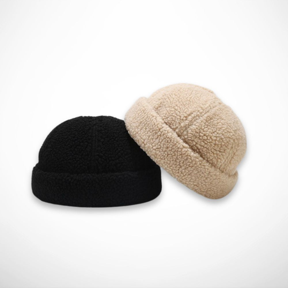 Bonnet docker Ivo – Bonnet en laine bouclée