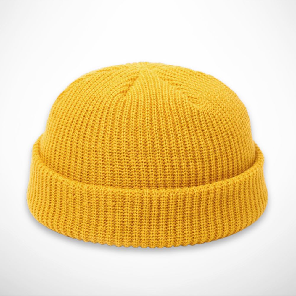 Nils Beanie – Docker-style short knit beanie